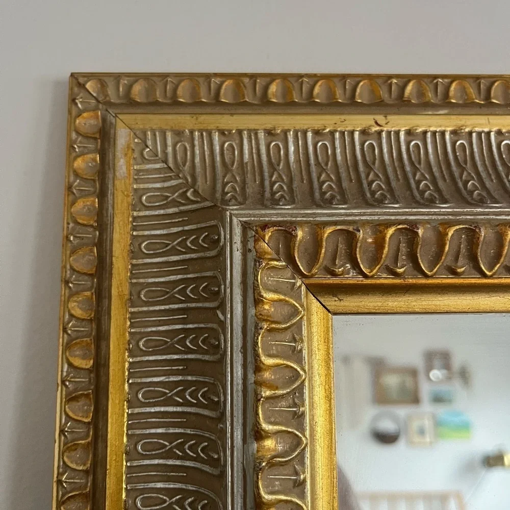 Elegant Gold Chunky frame Wall Mirror